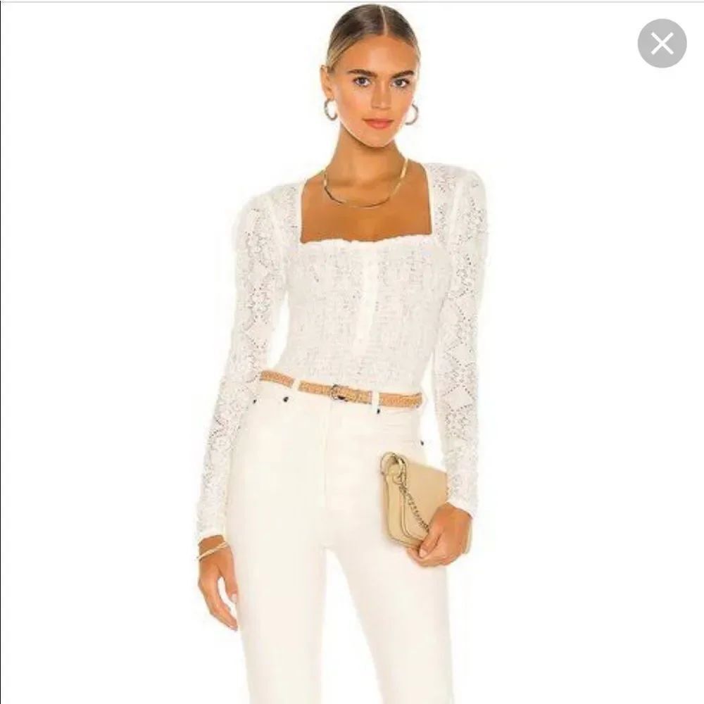 Free People Cream Top  - Picture 6 of 11